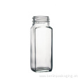 Square Condiment Glass Bottle